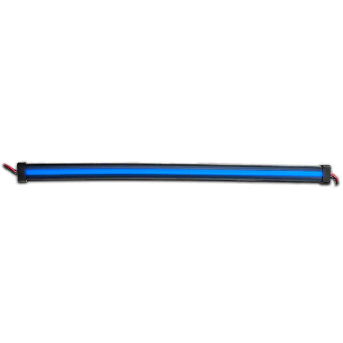 TLED-GL12CXRB_FRONT_FUNC2 12" Clear Red to Blue Auxiliary Center Glow Strip LED Light - 60 Diodes - Image 2