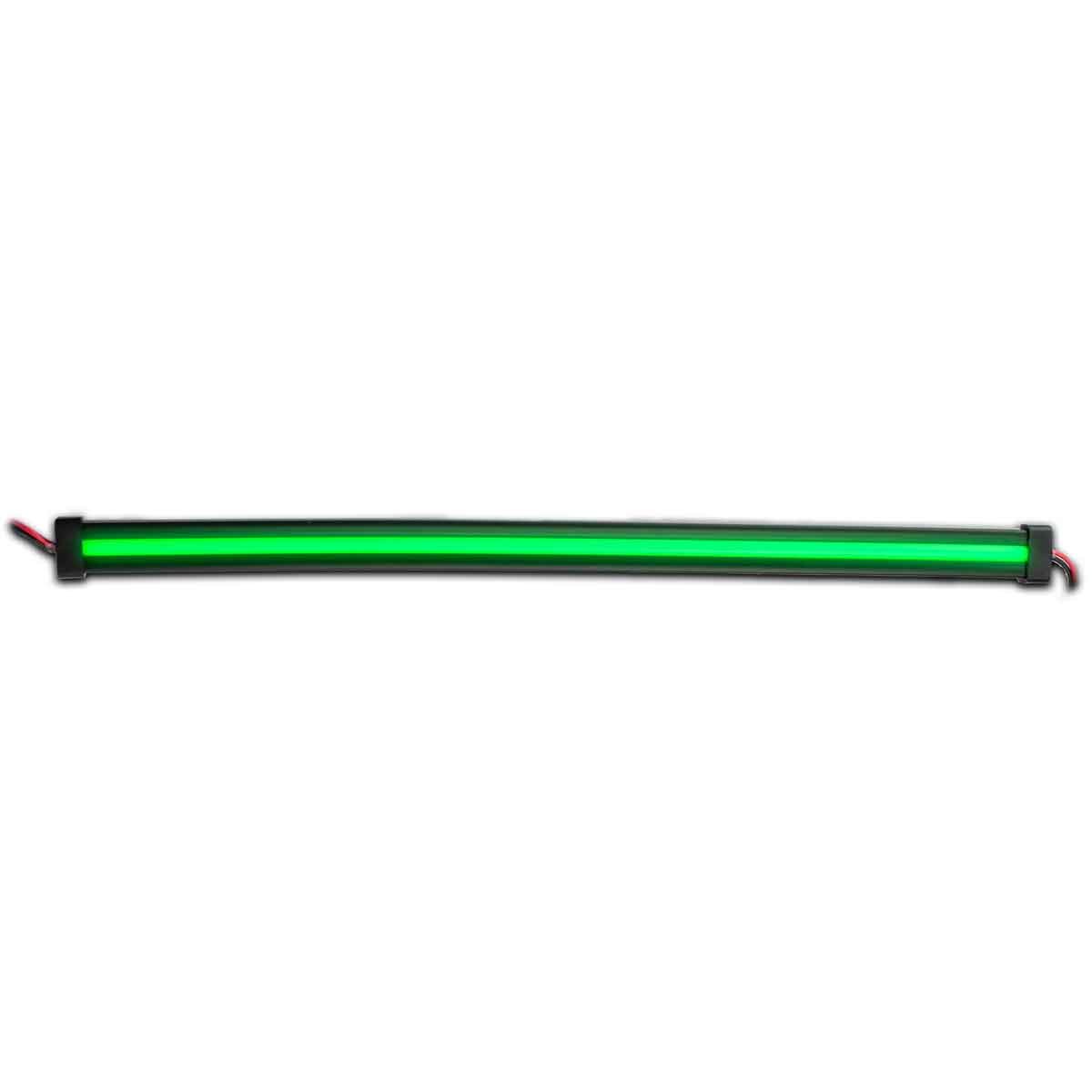 TLED-GL12CXRG_FRONT_FUNC2 12" Clear Red to Green Auxiliary Center Glow Strip LED Light - 60 Diodes - Image 2