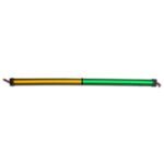 24" Clear Amber to Green Auxiliary Center Glow Strip LED Light - 120 Diodes-TLED-GL24CXAG