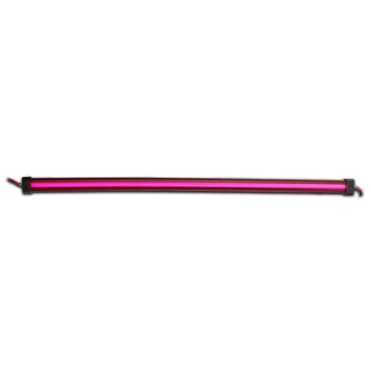 TLED-GL24CXAPK_FRONT_FUNC2 24" Clear Amber to Pink Auxiliary Center Glow Strip LED Light - 120 Diodes - Image 2