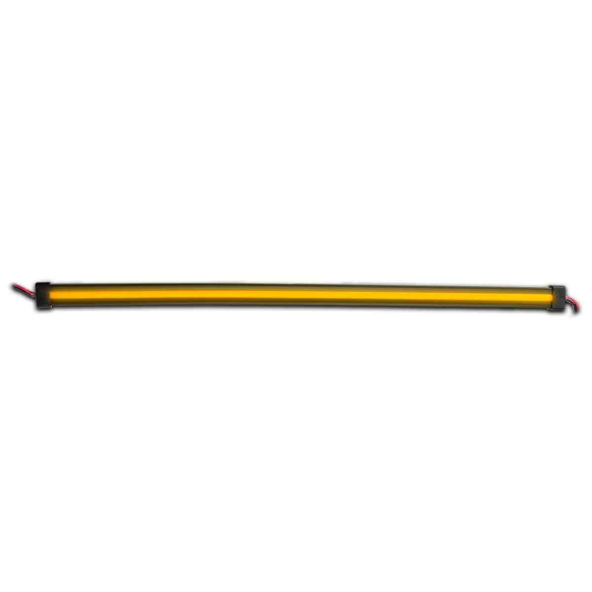 TLED-GL24CXAR_FRONT_FUNC1 24" Clear Amber to Red Auxiliary Center Glow Strip LED Light - 120 Diodes - Image 3