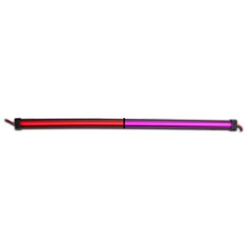 24" Clear Red to Purple Auxiliary Center Glow Strip LED Light - 120 Diodes-TLED-GL24CXRP