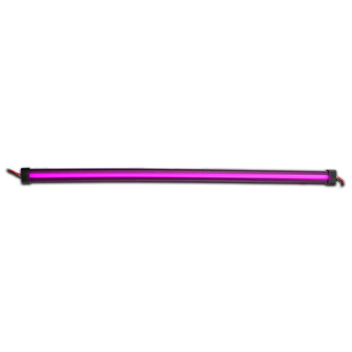 TLED-GL24CXRP_FRONT_FUNC2 24" Clear Red to Purple Auxiliary Center Glow Strip LED Light - 120 Diodes - Image 2