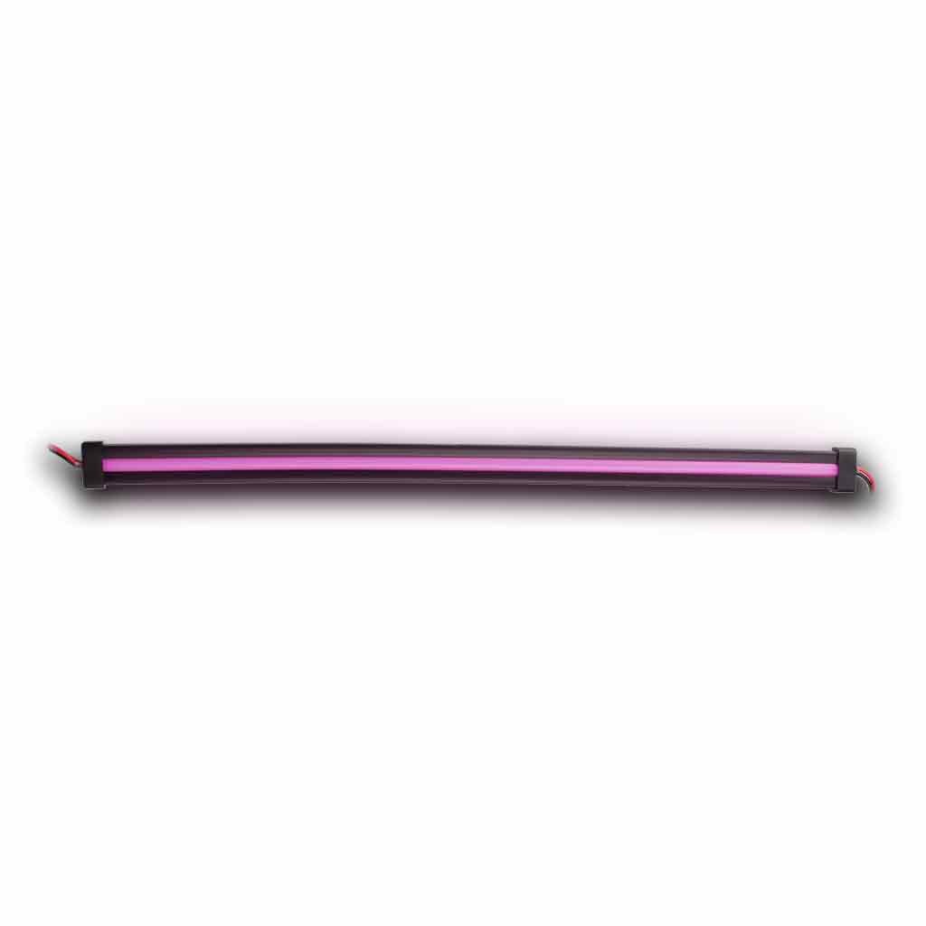 TLED-GL48CP_FRONT_ON 48" Clear Purple Auxiliary Center Glow Strip LED Light - 240 Diodes - Image 2