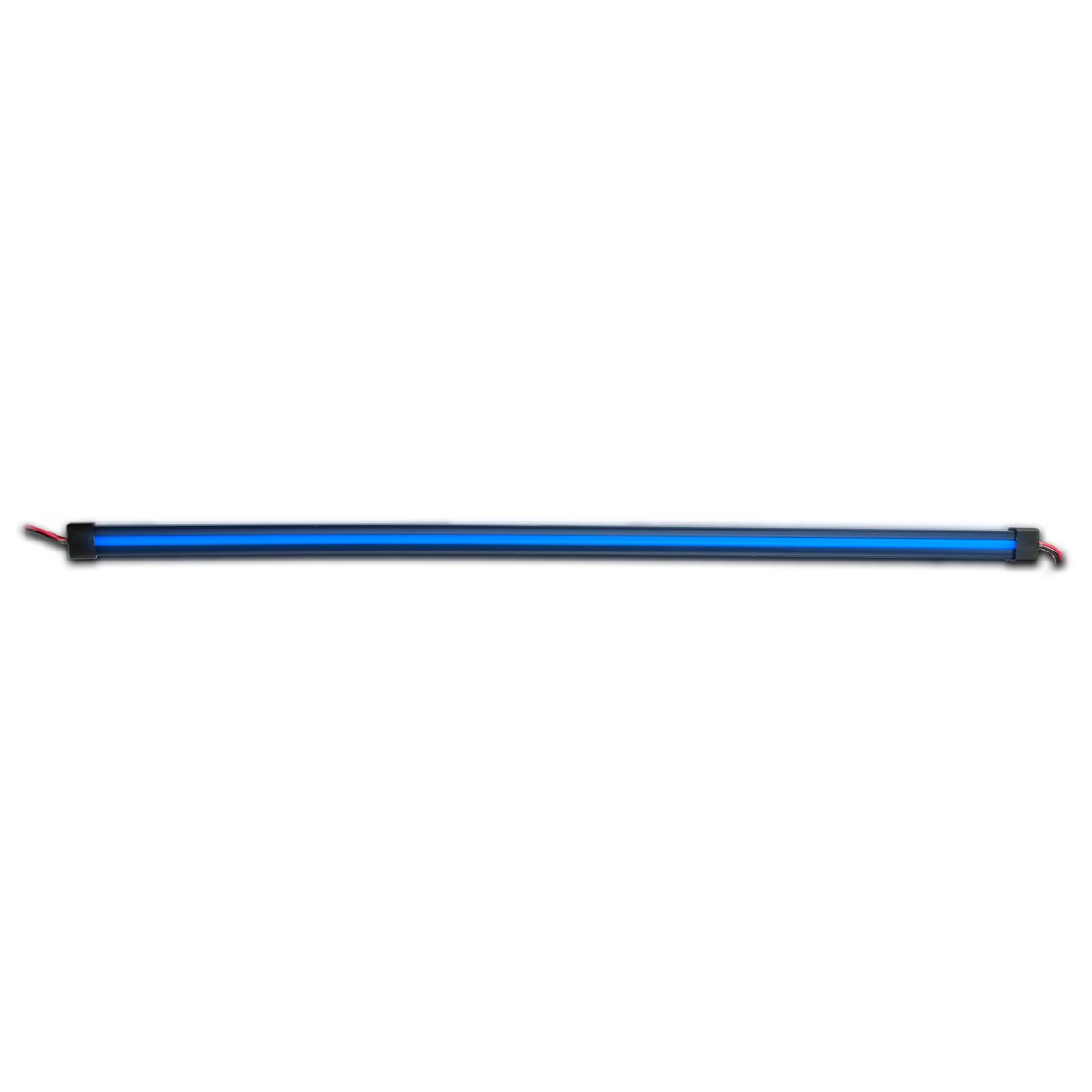 TLED-GL48CXAB_FRONT_FUNC2 48" Clear Amber to Blue Auxiliary Center Glow Strip LED Light - 240 Diodes - Image 2