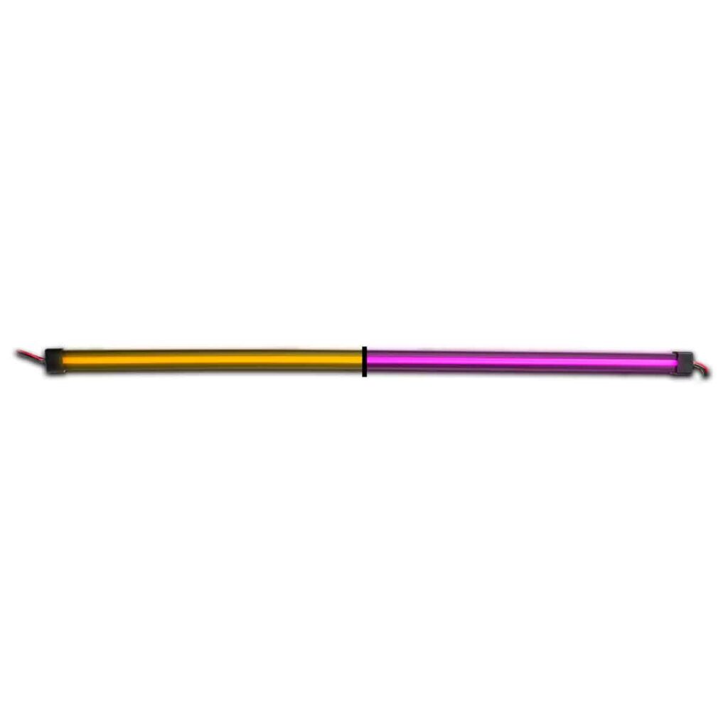 48" Clear Amber to Purple Auxiliary Center Glow Strip LED Light - 240 Diodes-TLED-GL48CXAP