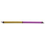48" Clear Amber to Purple Auxiliary Center Glow Strip LED Light - 240 Diodes-TLED-GL48CXAP