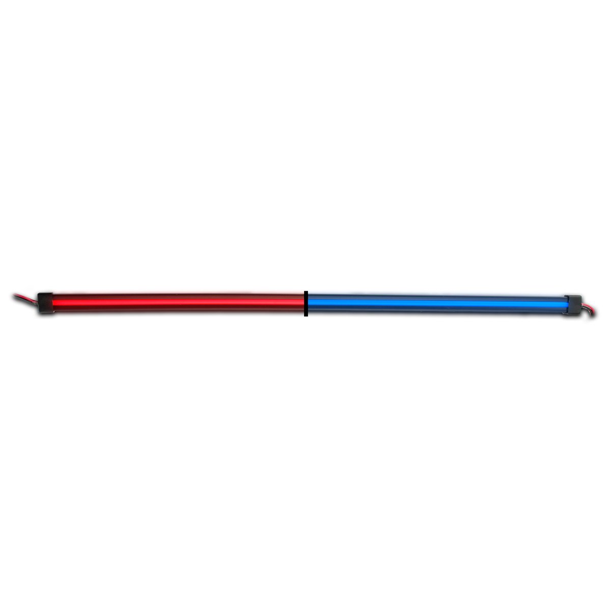 48" Clear Red to Blue Auxiliary Center Glow Strip LED Light - 240 Diodes-TLED-GL48CXRB