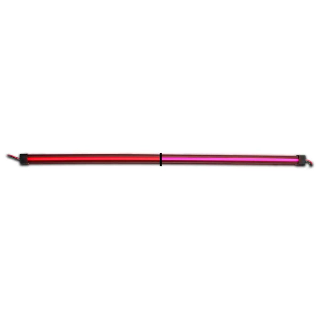 48" Clear Red to Pink Auxiliary Center Glow Strip LED Light - 240 Diodes-TLED-GL48CXRPK