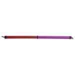 48" Clear Red to Purple Auxiliary Center Glow Strip LED Light - 240 Diodes-TLED-GL48CXRP