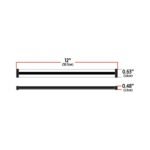 48" Clear Red Auxiliary Side Glow Strip LED Light - 240 Diodes - Image 3