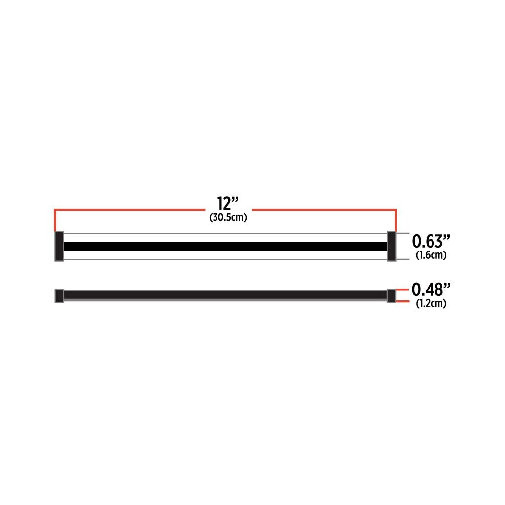 TLED-GL48SR_TECH 48" Clear Red Auxiliary Side Glow Strip LED Light - 240 Diodes - Image 3