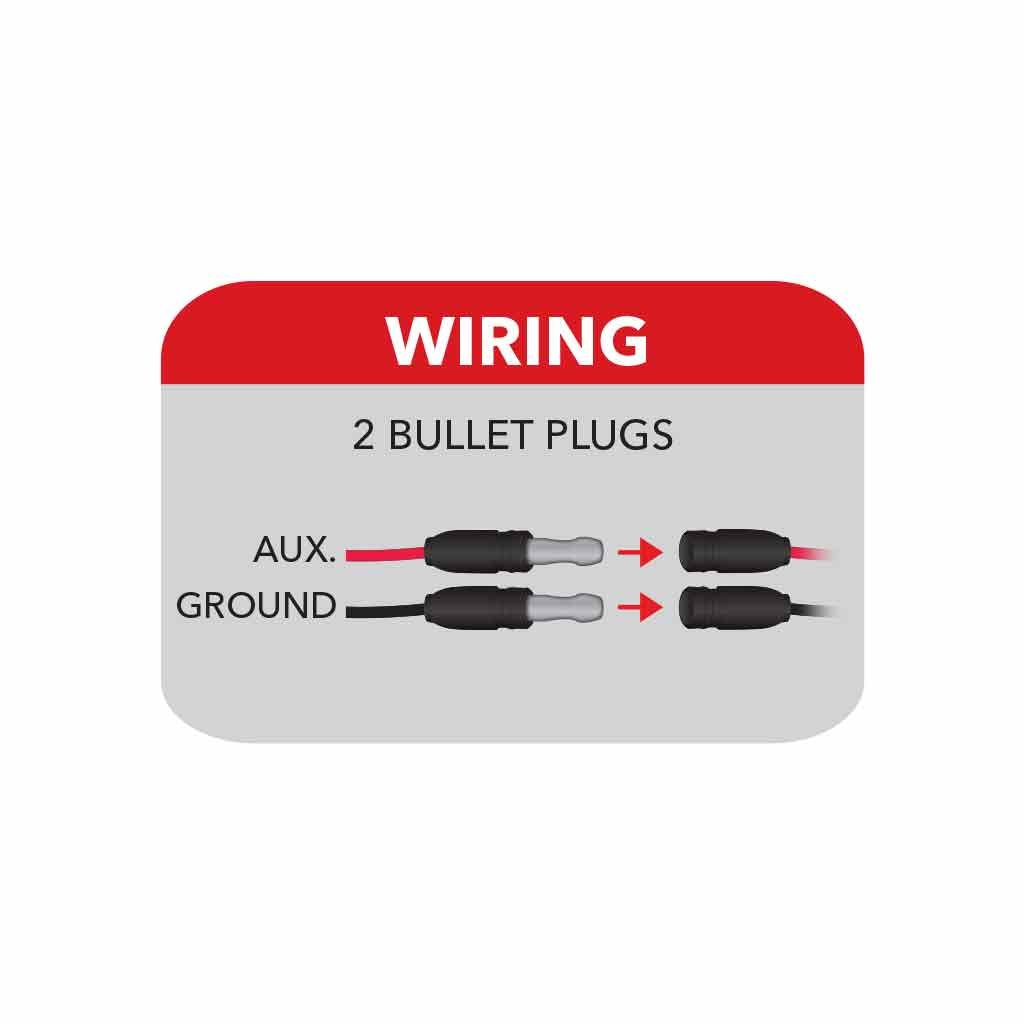 TLED-GL48SR_WIRING 48" Clear Red Auxiliary Side Glow Strip LED Light - 240 Diodes - Image 4