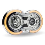 "Retro Series" LED Projector Headlight Assembly with Glow Position & Marker LED Accents - Chrome (Driver Side) - Image 6