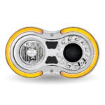"Retro Series" LED Projector Headlight Assembly with Glow Position & Marker LED Accents - Chrome (Passenger Side) - Image 3