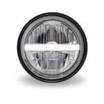 7" LED Reflector Headlight with Glow Position LED Accent - Combination High & Low Beam | 2200 Lumens - Image 3