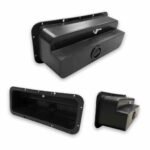 Universal LED Projector Headlight Assembly with Glow Position Halos & Marker LEDs - Black (Driver Side) - Image 8
