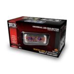 Universal Heated LED Projector Headlight Assembly with Glow Position & Marker LED Accents - Chrome (Passenger Side) - Image 8