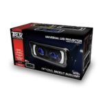 Universal LED Projector Headlight Assembly with Glow Position & Marker LED Accents - Black (Driver Side) - Image 7