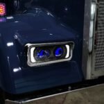 Universal LED Projector Headlight Assembly with Glow Position & Marker LED Accents - Black (Passenger Side) - Image 6