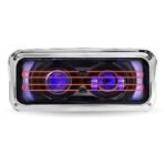 Universal Heated LED Projector Headlight Assembly with Glow Position & Marker LED Accents - Black (Driver Side) - Image 3