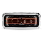 Universal Heated LED Projector Headlight Assembly with Glow Position & Marker LED Accents - Black (Driver Side) - Image 2