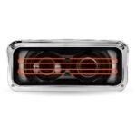 Universal Heated LED Projector Headlight Assembly with Glow Position & Marker LED Accents - Black (Passenger Side) - Image 2