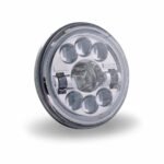 7" LED Projector Headlight with Glow Position LED Halo - Combination High & Low Beam | 3000 Lumens - Image 5