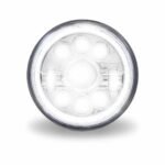 7" LED Projector Headlight with Glow Position LED Halo - Combination High & Low Beam | 3000 Lumens - Image 4