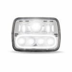 5" x 7" LED Projector Headlight with Glow Position LED Halo - Combination High & Low Beam | 2600 Lumens - Image 4