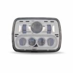 5" x 7" LED Projector Headlight with Glow Position LED Halo - Combination High & Low Beam | 2600 Lumens-TLED-H4
