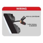 Freightliner Century LED Projector Headlight Assembly with LED Glow Position, Turn & Marker Accent - Chrome (Passenger Side) - Image 5