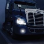 Freightliner Cascadia LED Projector Headlight Assembly with LED Glow Position, Turn & Marker Accent - Chrome (Passenger Side) - Image 4