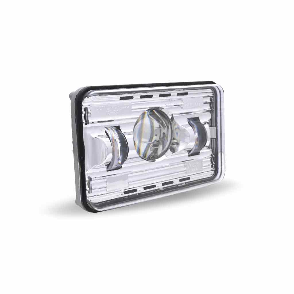 TLED-H6_ANGLE_OFF 4" x 6" LED Projector Headlight - Low Beam | 1300 Lumens - Image 3