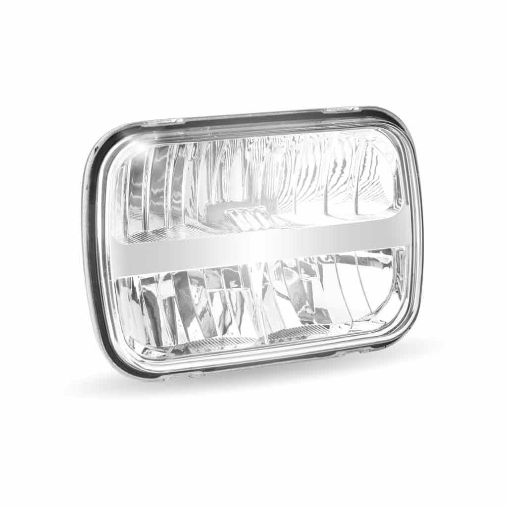 TLED-H74_ANGLE_ON 5" x 7" LED Reflector Headlight - Combination High & Low Beam | 2000 Lumens - Image 4