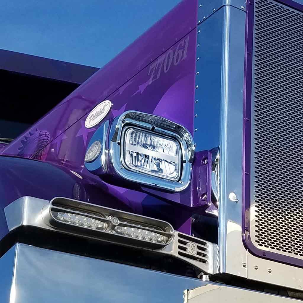 TLED-H74_TRUCK1 5" x 7" LED Reflector Headlight - Combination High & Low Beam | 2000 Lumens - Image 5