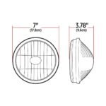 7" LED Reflector Headlight - Combination High & Low Beam | 2700 Lumens - Image 8