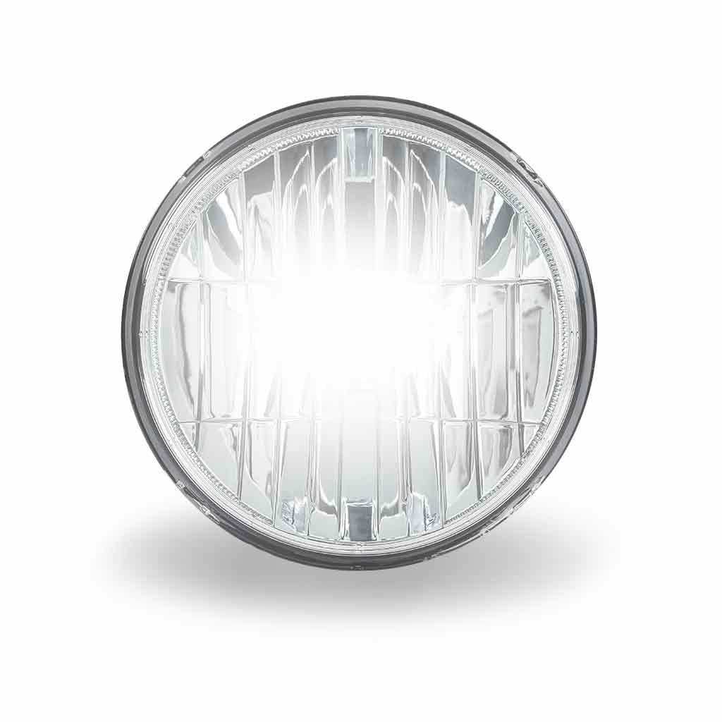 TLED-H77_FRONT_ON 7" LED Reflector Headlight - Combination High & Low Beam | 2700 Lumens - Image 2