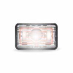 4" x 6" LED Projector Headlight - High Beam | 2400 Lumens - Image 4