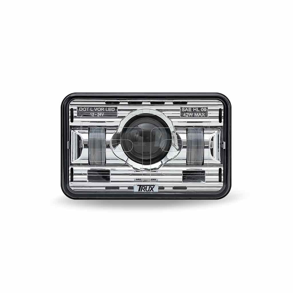 4" x 6" LED Projector Headlight - High Beam | 2400 Lumens-TLED-H7