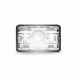 4" x 6" LED Projector Headlight - High Beam | 2400 Lumens - Image 2