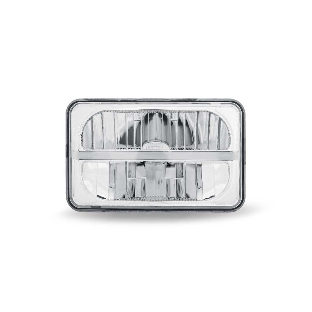 4" x 6" LED Reflector Headlight with Glow Position LED Accent - High Beam | 2200 Lumens-TLED-H83