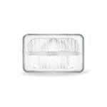 4" x 6" LED Reflector Headlight with Glow Position LED Accent - High Beam | 2200 Lumens - Image 2