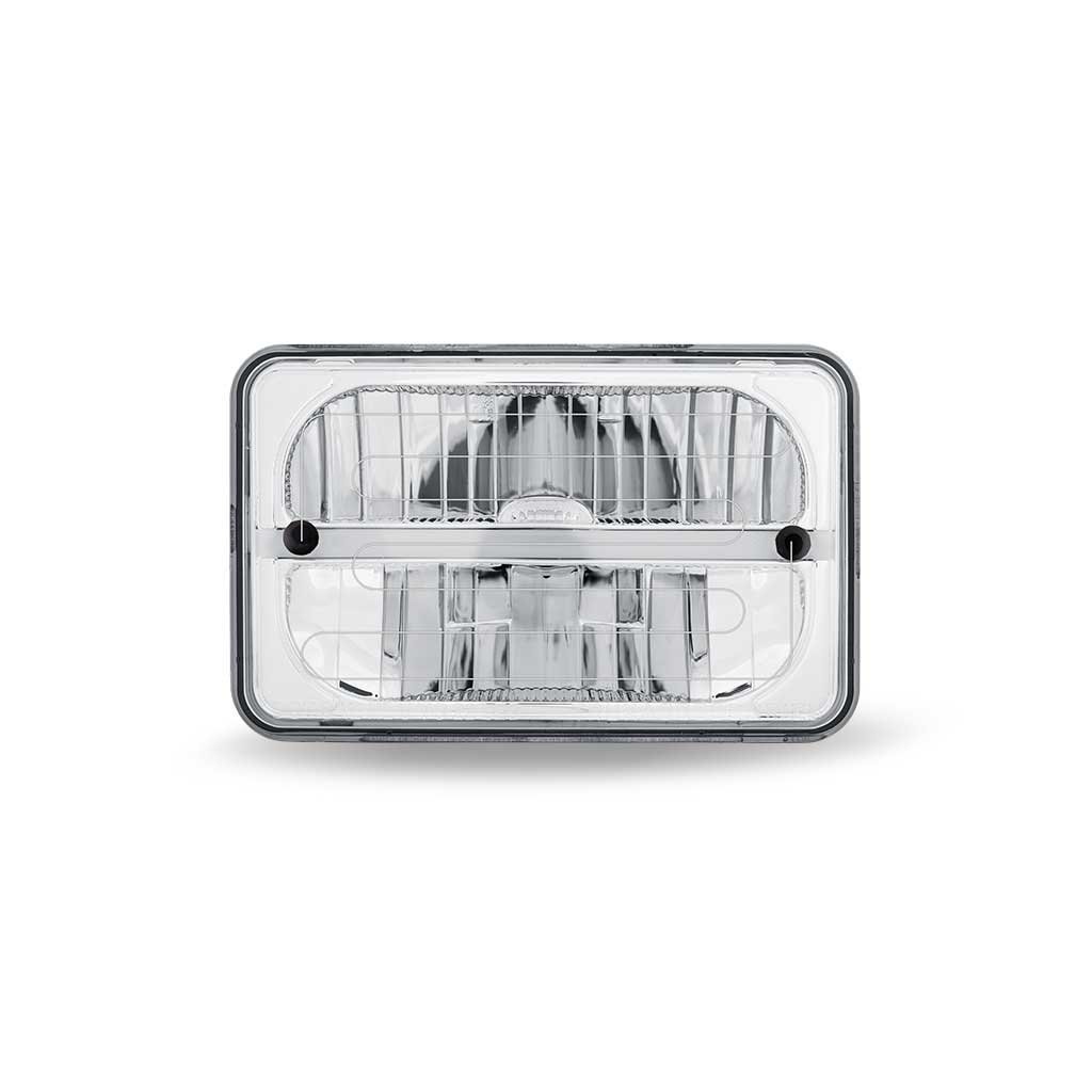 4" x 6" Heated LED Reflector Headlight with Glow Position LED Accent - Low Beam | 2200 Lumens-TLED-H84