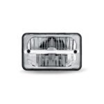 4" x 6" Heated LED Reflector Headlight with Glow Position LED Accent - High Beam | 2200 Lumens - Image 3