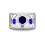 4" x 6" LED Projector Headlight with Optional Backlit Auxiliary - Low Beam | 1200 Lumens - Image 2