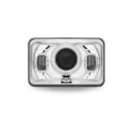 4" x 6" LED Projector Headlight with Optional Backlit Auxiliary - Low Beam | 1200 Lumens-TLED-H90