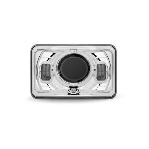 4" x 6" LED Projector Headlight with Optional Backlit Auxiliary - High Beam | 2250 Lumens-TLED-H91