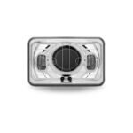 4" x 6" Heated LED Projector Headlight with Optional Backlit Auxiliary - High Beam | 2250 Lumens-TLED-H93