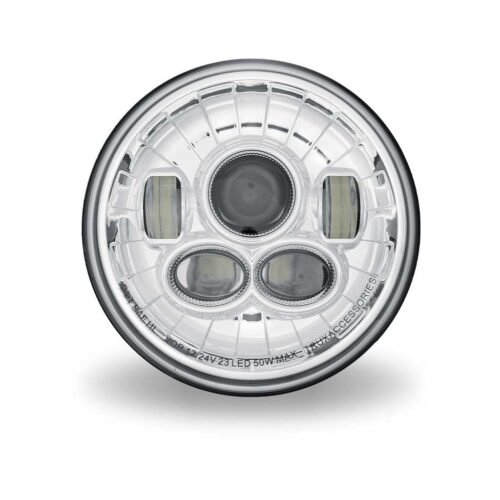 7" LED Projector Headlight - Combination High & Low Beam | 6200 Lumens-TLED-H96